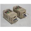 Image 1 : (2) Omron # 3G3JV-A2002 Inverters