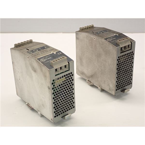 (2) Sola # SDN 2.5-24-100P Power Supplies