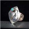Image 2 : Navajo Sterling Turquoise Ring, Size 8