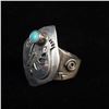 Image 3 : Navajo Sterling Turquoise Ring, Size 8