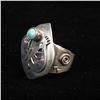 Image 4 : Navajo Sterling Turquoise Ring, Size 8