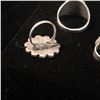 Image 12 : 5 Native American Rings and 1 Sterling Band Ring