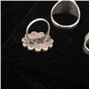 Image 13 : 5 Native American Rings and 1 Sterling Band Ring