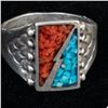 Image 6 : 5 Native American Rings and 1 Sterling Band Ring