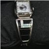Image 2 : Zuni Sterling Inlay Watch Band by Lonjose