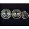 Image 7 : 3 Vintage Glass Insulators
