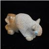 Image 1 : Zuni Travertine Buffalo Fetish by Vince Chavez