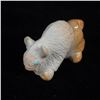 Image 4 : Zuni Travertine Buffalo Fetish by Vince Chavez