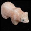 Image 1 : Zuni Orange Alabaster Bear Fetish