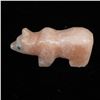 Image 2 : Zuni Orange Alabaster Bear Fetish