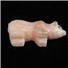 Image 8 : Zuni Orange Alabaster Bear Fetish
