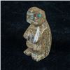 Image 8 : Zuni Fossil Bone Prairie Dog Fetish by Phillips