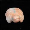 Image 2 : Zuni Angel Coral Turtle Fetish by Georgette Quam