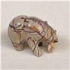 Image 2 : Carved Stone Bear with Fish in its Mouth