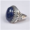 Image 2 : Sterling Silver Lapis Ring, Size 7