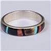 Image 2 : Zuni Sterling Inlay Ring by Rose Ukestine