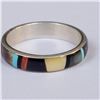 Image 3 : Zuni Sterling Inlay Ring by Rose Ukestine