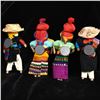 Image 2 : 4 Guatemalan Cloth Worry Dolls