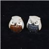 Image 2 : 5 Miniature Pottery Owls