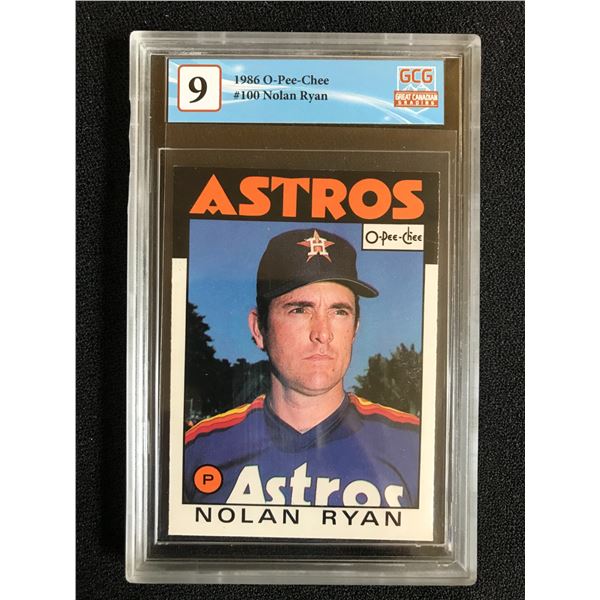 1986 O-PEE-CHEE NO.100 NOLAN RYAN (GCG 9)