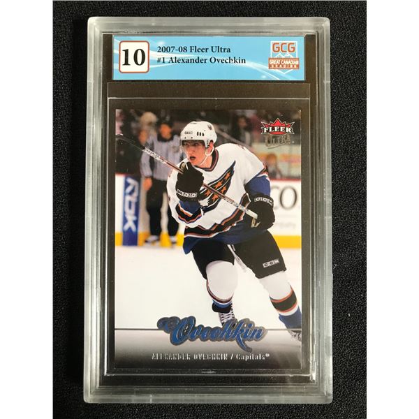 2007-08 FLEER ULTRA NO.1 ALEXANDER OVECHKIN (GCG 10)