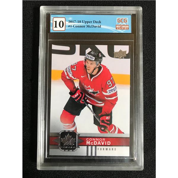 2017-18 UPPER DECK NO.1 CONNOR MCDAVID (GCG 10)