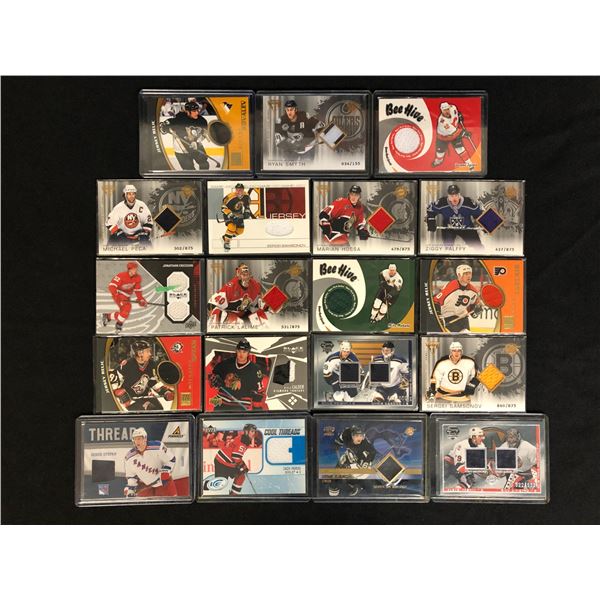 NHL HOCKEY GAME JERSEY CARD LOT