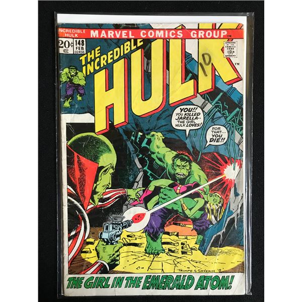 THE INCREDIBLE HULK NO.148 (MARVEL COMICS)