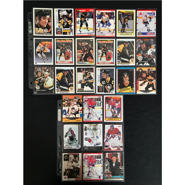 MARIO LEMIEUX/ PATRICK ROY HOCKEY CARD LOT