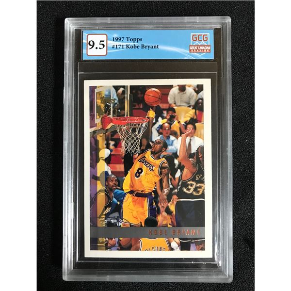 1997 TOPPS NO. 171 KOBE BRYANT (GCG 9.5)