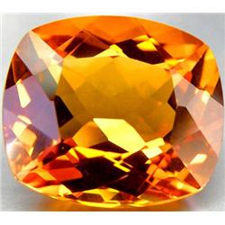 12.20ct. Awesome VVS Citrine Golden Orange RETAIL $1400 (GEM-0346)