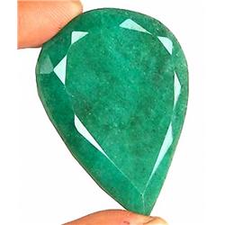 36.21ct. Stunning Pear Cut S. American Emerald  RETAIL $3600 (GEM-3049)