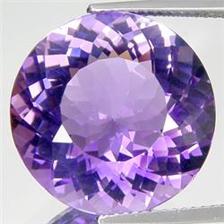 6.42ct. Intense Round Natural Amethyst RETAIL $650 (GEM-5782)