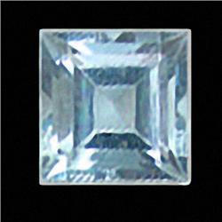 .95ct. Square Natural Blue Brazil Aquamarine VS RETAIL $825 (GEM-3205R)