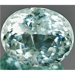 3.78ct. Attractive Natural Sky Blue Aquamarine Brazil VS RARE RETAIL $2550 (GEM-3591)