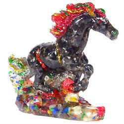 550 ct. Sapphire & Topazm Musting Figure Statue RETAIL $1350 (GEM-3609)