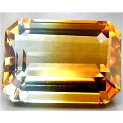 28.85ct. Nice Octagon Light Green Yellow Ametrine RETAIL $2500 (GEM-3622)