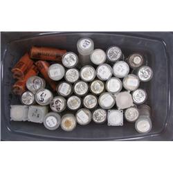 1950s-64 ESTATE Hoard of 1400+ Choice/Gem BU Franklin Halfs (COI-4011)