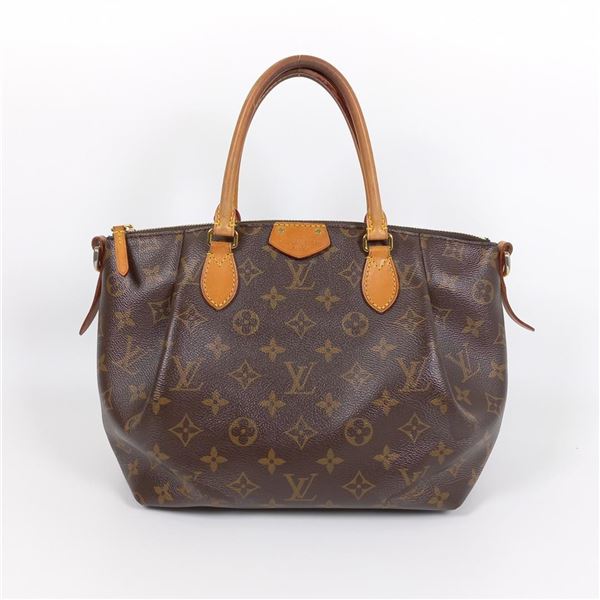 Louis Vuitton Brown Monogram Canvas Leather Turenne PM Shoulder Bag