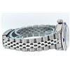 Image 3 : Rolex Ladies Stainless Steel Diamond Lugs Royal Blue String VVS Diamond Datejust