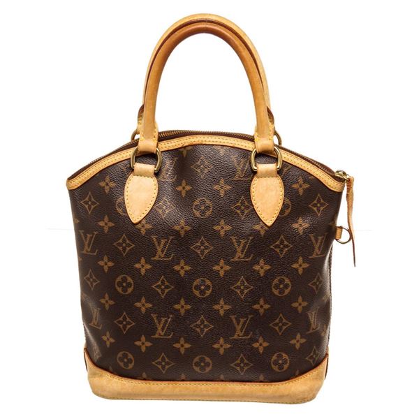 Louis Vuitton Brown Monogram Lockit Vertical Handbag