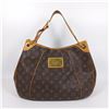 Image 1 : Louis Vuitton Brown Monogram Canvas Leather Galliera PM Hobo Bag