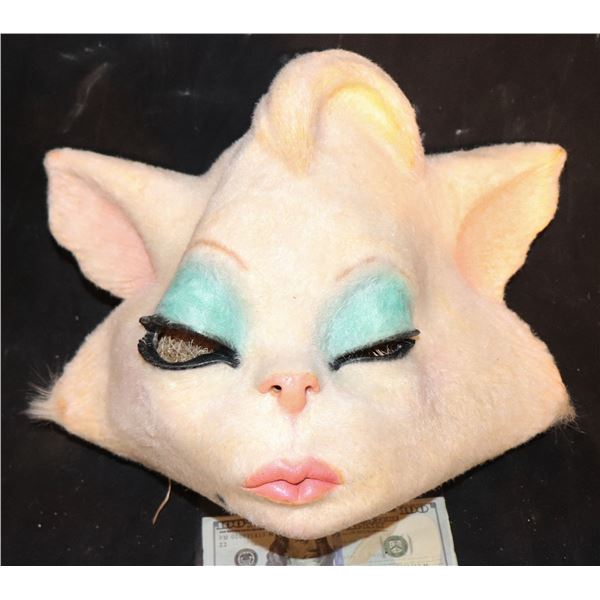 CATS CUTE SEXY FELINE FULL HEAD FLOCKED LATEX MASK 3