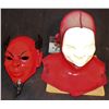 Image 2 : SCREAM QUEENS RED DEVIL SCREEN USED MASK WITH SILICONE COWL
