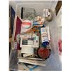 Image 2 : Assorted lace and sewing items, thread buttons etc