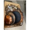 Image 1 : Silver plate and serving trays