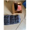Image 1 : Garbage cans and hanging shoe holder and linnens