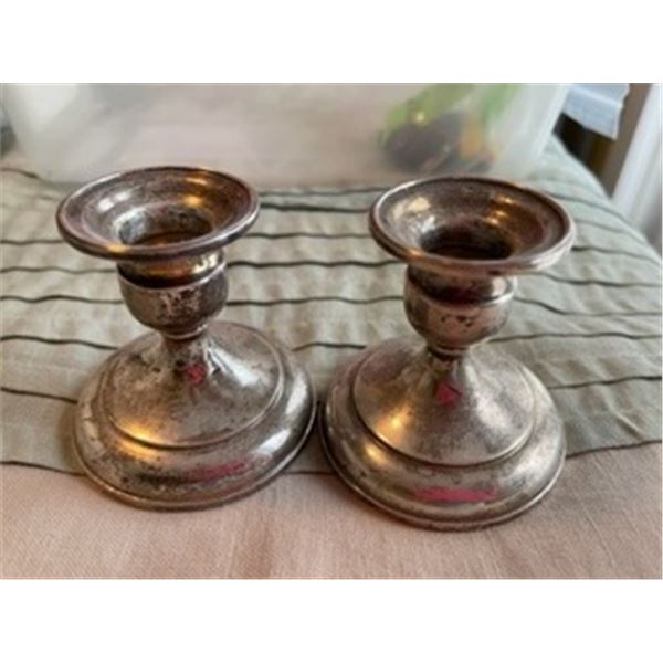 Birks Sterling Silver candle holders marked