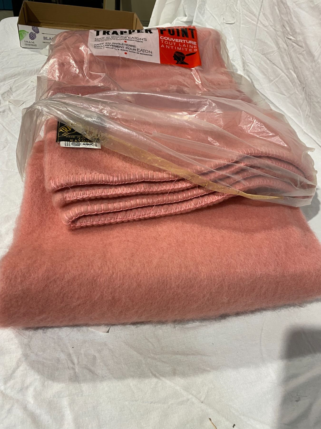 Trapper Point wool blanket made in England