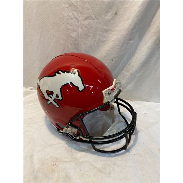 Riddell football helmet Calgary stampeders